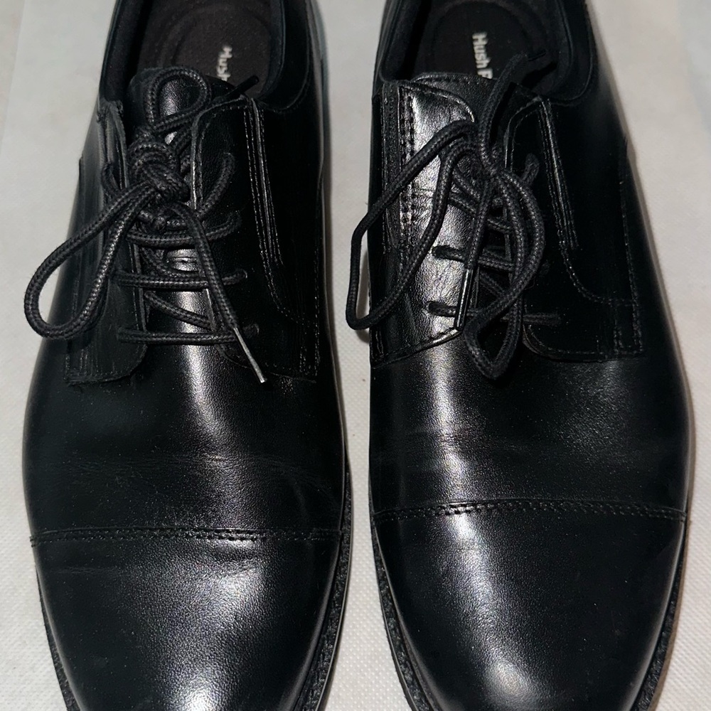 Hush Puppies Classic Black Oxfords